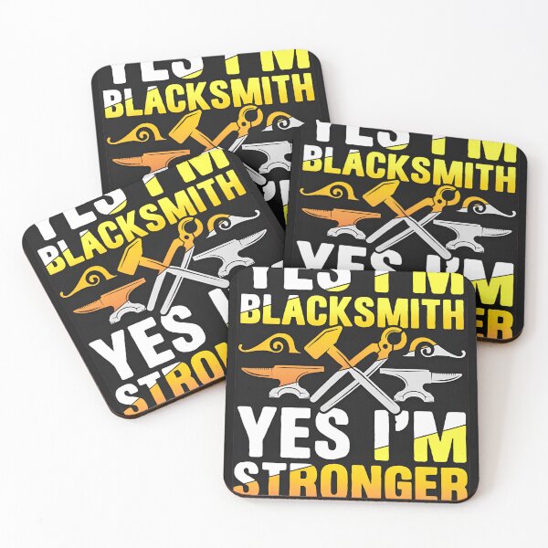 Item preview, Yes I'm Blacksmith Yes I'm Stronger Than You Design designed and sold by YarningsandYear.