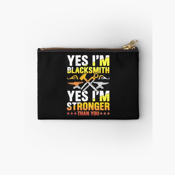 Item preview, Yes I'm Blacksmith Yes I'm Stronger Than You Design designed and sold by YarningsandYear.
