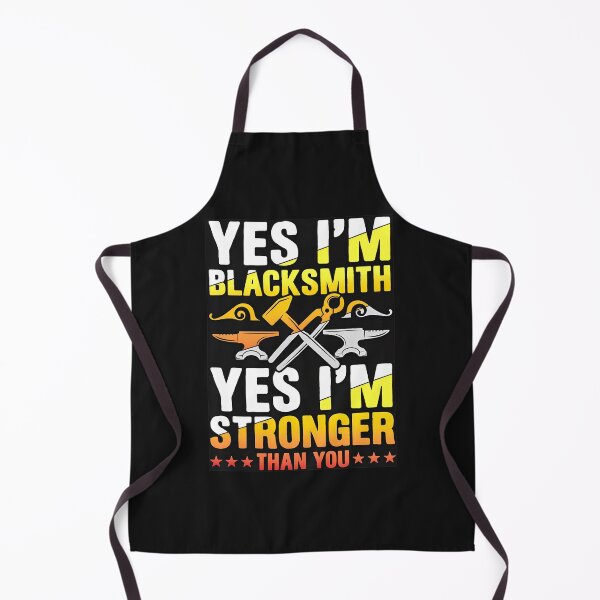 Item preview, Yes I'm Blacksmith Yes I'm Stronger Than You Design designed and sold by YarningsandYear.