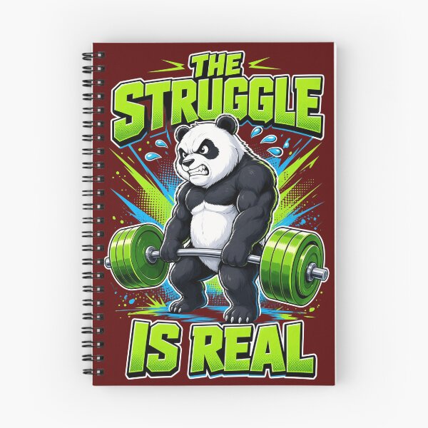 Item preview, The Struggle Is Real Panda  designed and sold by alljes246.