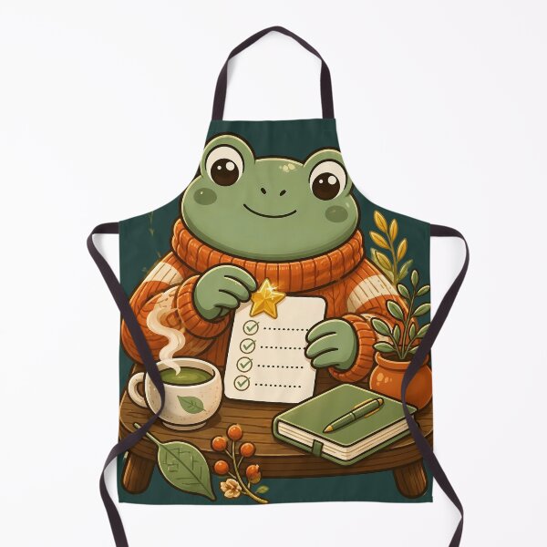 Item preview, Gold Star Frog Lock In Era Design designed and sold by Fun2Fentastic.