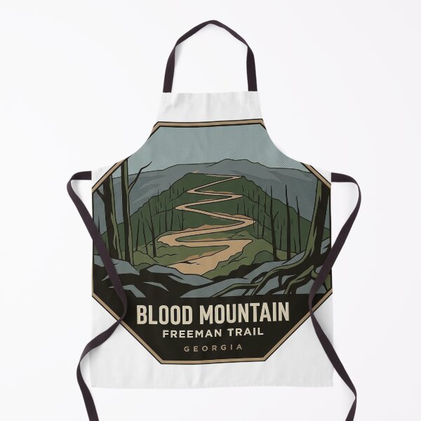 Item preview, Blood Mountain Freeman Trail Switchbacks Georgia Sticker designed and sold by DetourDgn.