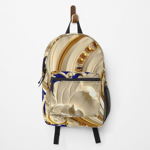 Item preview, Classic Gold Filigree and Sapphire Vortex designed and sold by Vicky Brago-Mitchell®.