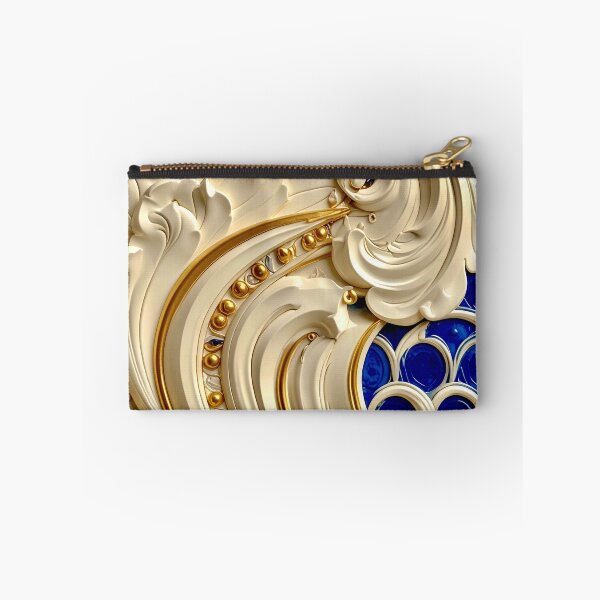Item preview, Classic Gold Filigree and Sapphire Vortex designed and sold by Vicky Brago-Mitchell®.