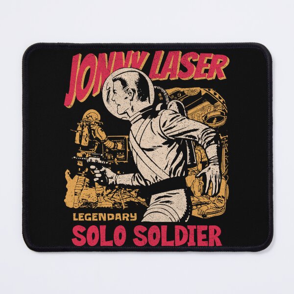 Item preview, Jonny Laser Legendary Solo Soldier T-Shirt, Retro Sci-Fi Astronaut Tee, Vintage Comic Graphic Shirt, Space Adventure Gift designed and sold by baretyas.