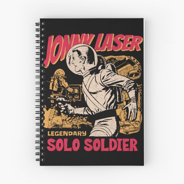Item preview, Jonny Laser Legendary Solo Soldier T-Shirt, Retro Sci-Fi Astronaut Tee, Vintage Comic Graphic Shirt, Space Adventure Gift designed and sold by vec4u.
