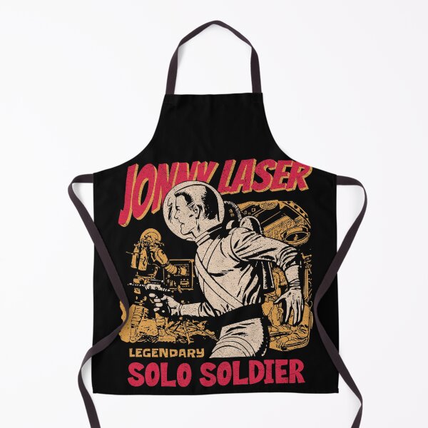 Item preview, Jonny Laser Legendary Solo Soldier T-Shirt, Retro Sci-Fi Astronaut Tee, Vintage Comic Graphic Shirt, Space Adventure Gift designed and sold by vec4u.