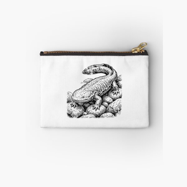 Item preview, Vintage Woodcut Hellbender Illustration designed and sold by DuckOddity.