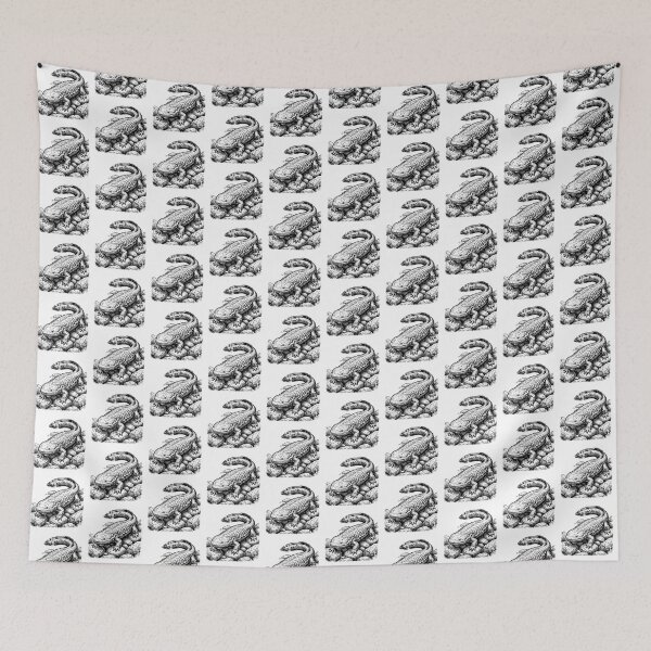 Item preview, Vintage Woodcut Hellbender Illustration designed and sold by DuckOddity.