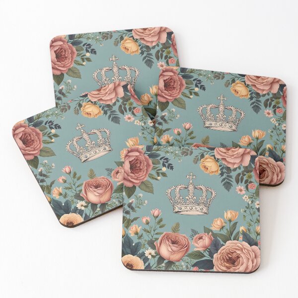 Item preview, British Royal Crown with Floral Wreath designed and sold by Glitchart66.