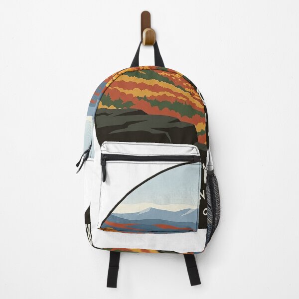 Item preview, Blood Mountain Autumn Ridgeline Georgia Sticker designed and sold by DetourDgn.