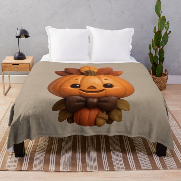 Item preview, Cute Pumpkin Face | Kawaii Halloween to Thanksgiving Fun Art designed and sold by Moons Studio.