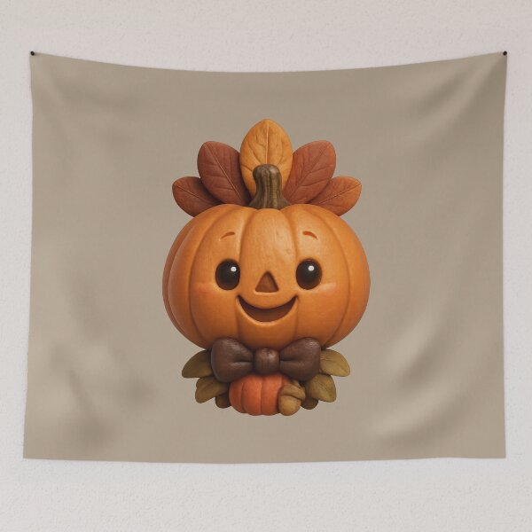 Item preview, Cute Pumpkin Face | Kawaii Halloween to Thanksgiving Fun Art designed and sold by Moons Studio.