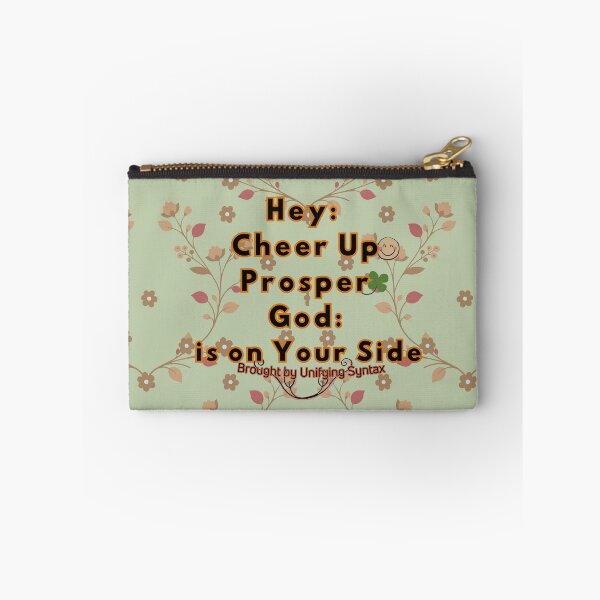 Item preview, Cheer Up, Prosper - God is on Your Side Inspirational Typography & Motivational Quote Designs designed and sold by UnifyingSyntax.