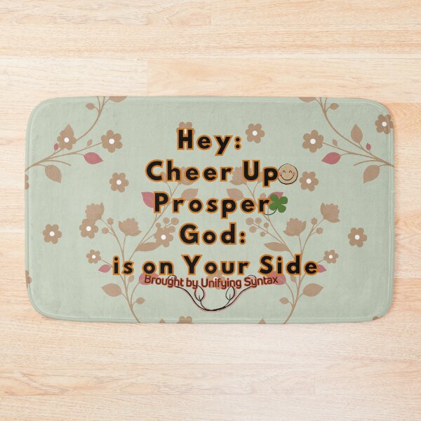 Item preview, Cheer Up, Prosper - God is on Your Side Inspirational Typography & Motivational Quote Designs designed and sold by UnifyingSyntax.