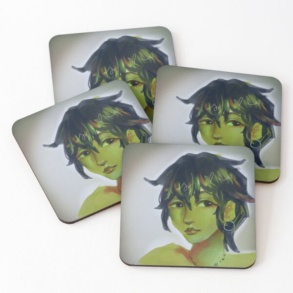 Item preview, Yellow-toned portrait of pretty lady designed and sold by saltjart.