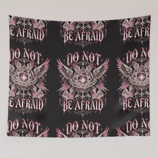 Item preview, Do Not Be Afraid – Biblical Angel Sacred Gothic Christian Art designed and sold by Kingdom Content.