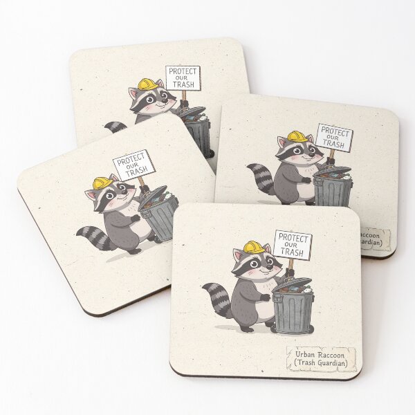 Item preview, Raccoon Union Rep Demanding Better Trash designed and sold by PictorialWhimsy.