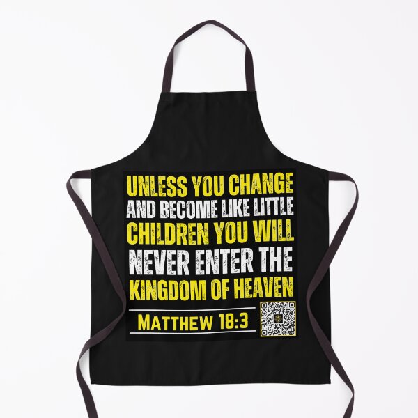 Item preview, Unless you change and become little children | Matthew 18:3 designed and sold by UnboundFull.