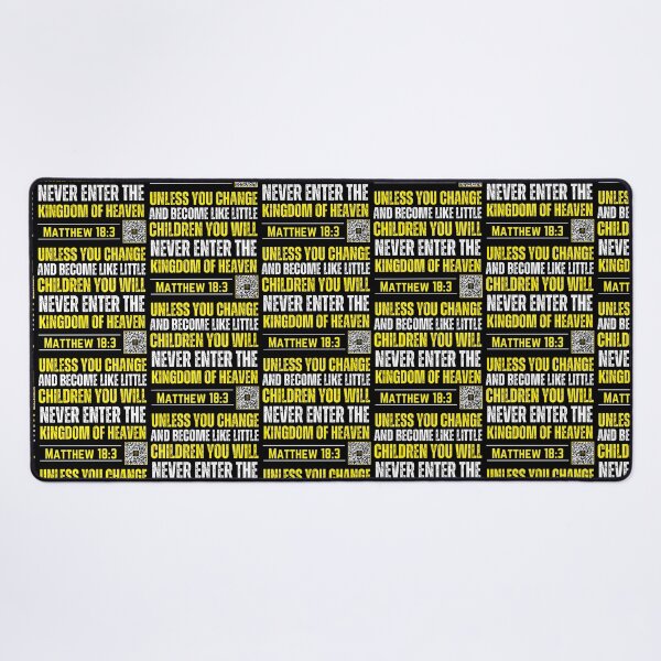 Item preview, Unless you change and become little children | Matthew 18:3 designed and sold by UnboundFull.