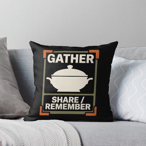 Item preview, Gather Share Remember Vintage Home Cook Kitchen Graphic designed and sold by SplashTastic.