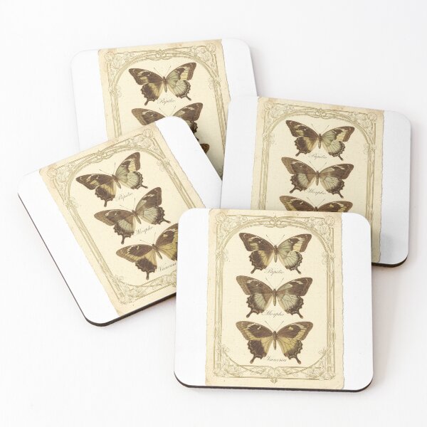 Item preview, Vintage Butterfly Lepidoptery Plate in Gold designed and sold by PictorialWhimsy.