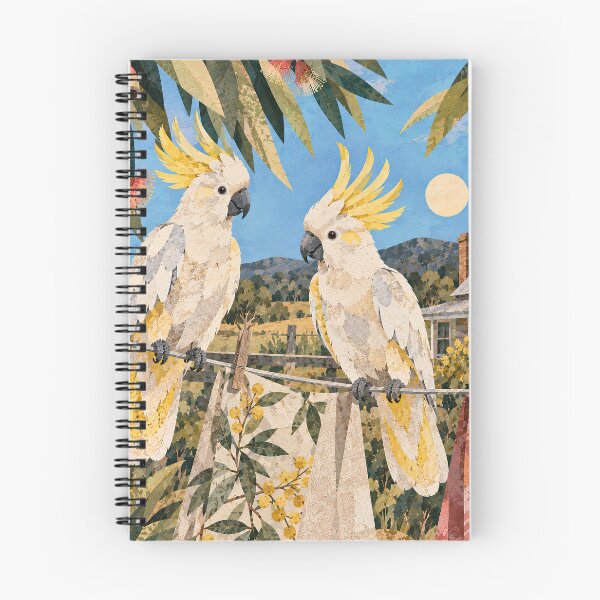 Item preview, Cockatoos and Tea-Towels designed and sold by LittleDreamsCo.