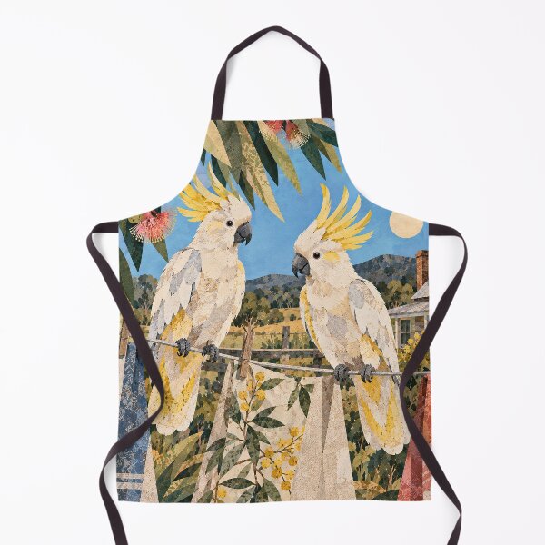 Item preview, Cockatoos and Tea-Towels designed and sold by LittleDreamsCo.