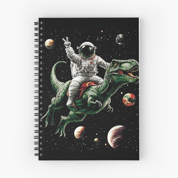 Item preview, Astronaut Dinosaur T Rex Outer Space Science Galaxy Universe designed and sold by markbauch.