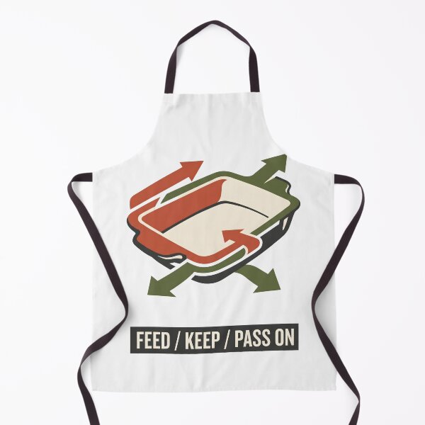 Item preview, Feed Keep Pass On Baking Casserole Dish Graphic designed and sold by SplashTastic.