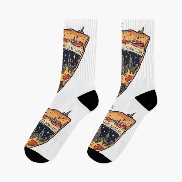 Item preview, NYC Pizza Slice Cityscape Night Sky designed and sold by Amir Faysal.