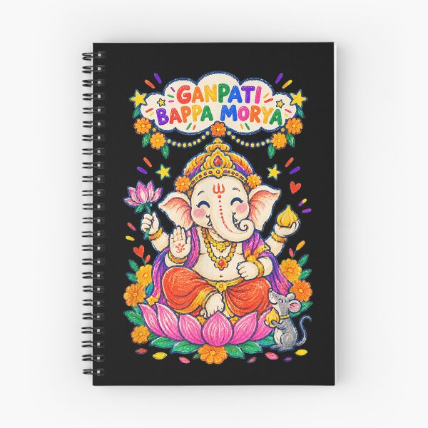 Item preview, Crayon Ganesh Ganpati Bappa Morya Colorful Celebration designed and sold by markbauch.