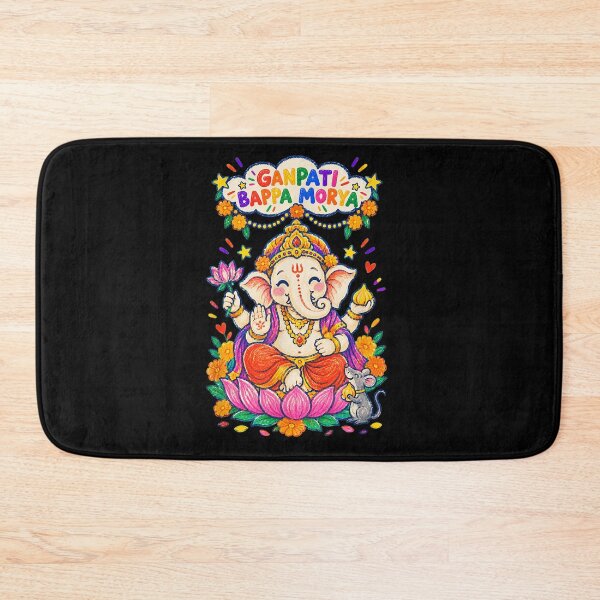 Item preview, Crayon Ganesh Ganpati Bappa Morya Colorful Celebration designed and sold by markbauch.