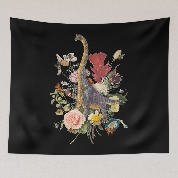 Item preview, Cute Cottagecore Trex Dinosaur Flower Botanical Vintage designed and sold by markbauch.
