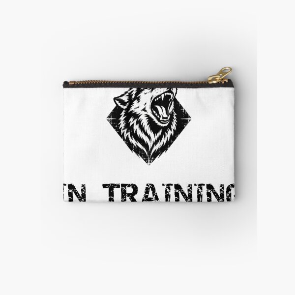 Item preview, Alpha Male In Training Do Not Approach Funny Wolf Meme designed and sold by Overcooked Prints.