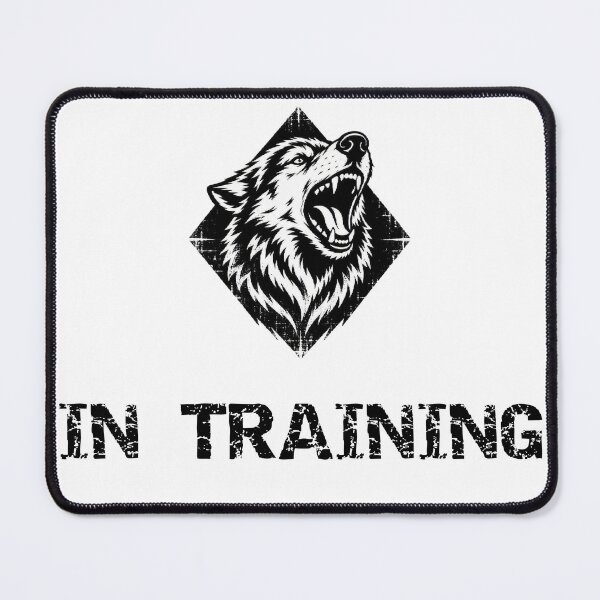 Item preview, Alpha Male In Training Do Not Approach Funny Wolf Meme designed and sold by Overcooked Prints.