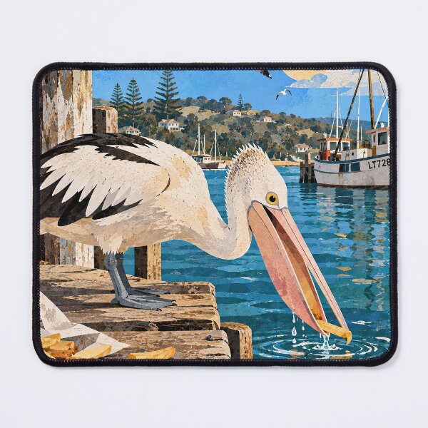 Item preview, Pelican and Chips designed and sold by LittleDreamsCo.