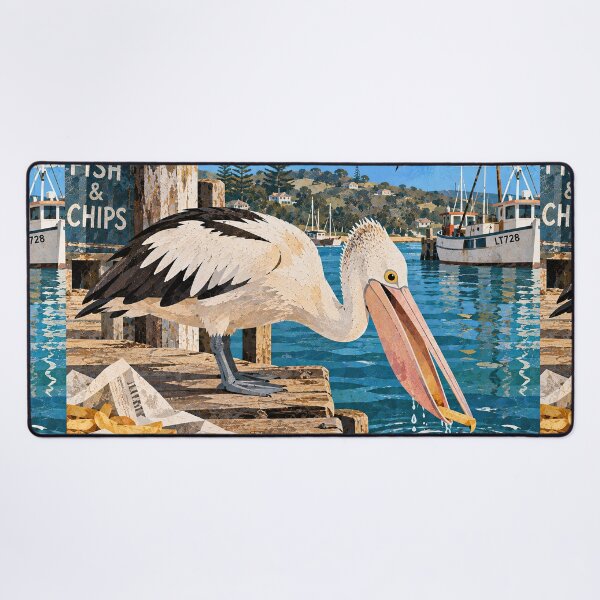 Item preview, Pelican and Chips designed and sold by LittleDreamsCo.