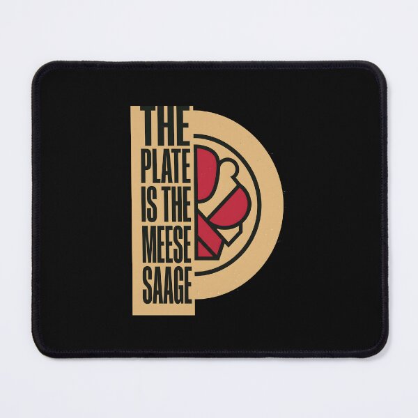 Item preview, The Plate Is The Message Culinary Chef Humor Graphic designed and sold by SplashTastic.