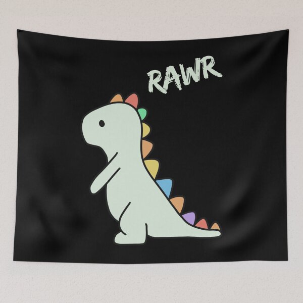 Item preview, Cute Dino Rawr Dinosaur Roaring Funny Kid Dino Cartoon designed and sold by markbauch.