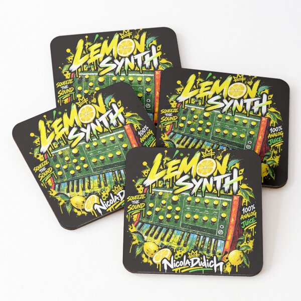 Item preview, Lemon Synth – Analog Synthesizer Pop Graffiti Art designed and sold by NicolaDudich.