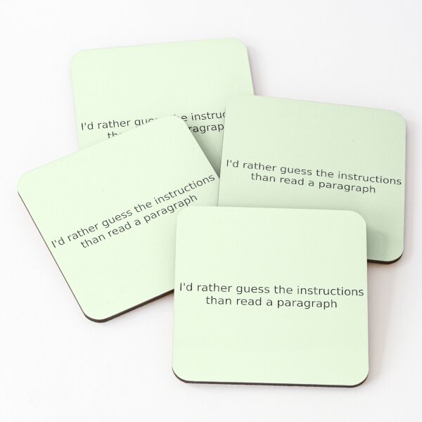 Item preview, I'd rather guess the instructions than read a paragraph designed and sold by English Learning.