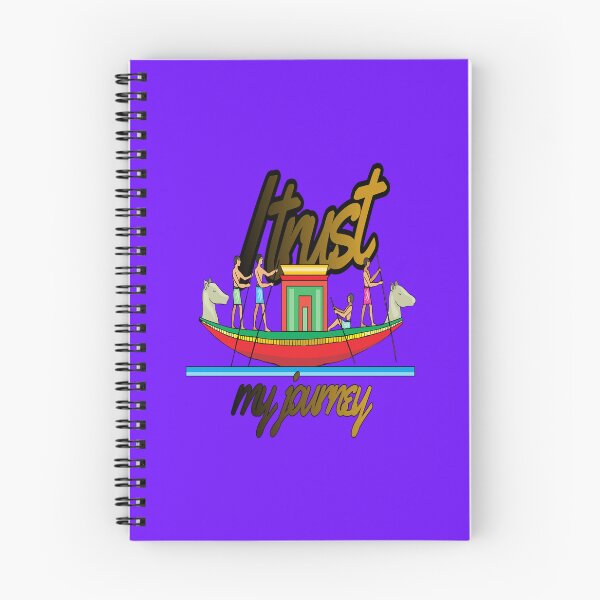 Item preview, Solar Boat Affirmation q — I Trust My Journey Egyptian Gold Design designed and sold by Soft Strength Studio.