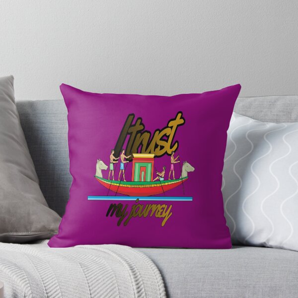 Item preview, Solar Boat Affirmation q — I Trust My Journey Egyptian Gold Design designed and sold by Soft Strength Studio.