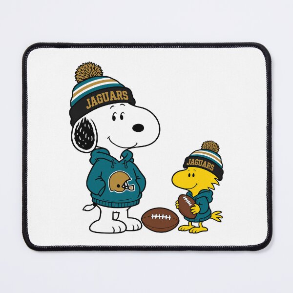 Item preview, Snoopy & Woodstock Jacksonville Jaguars Football Retro F240 designed and sold by GLUVY-THEME.
