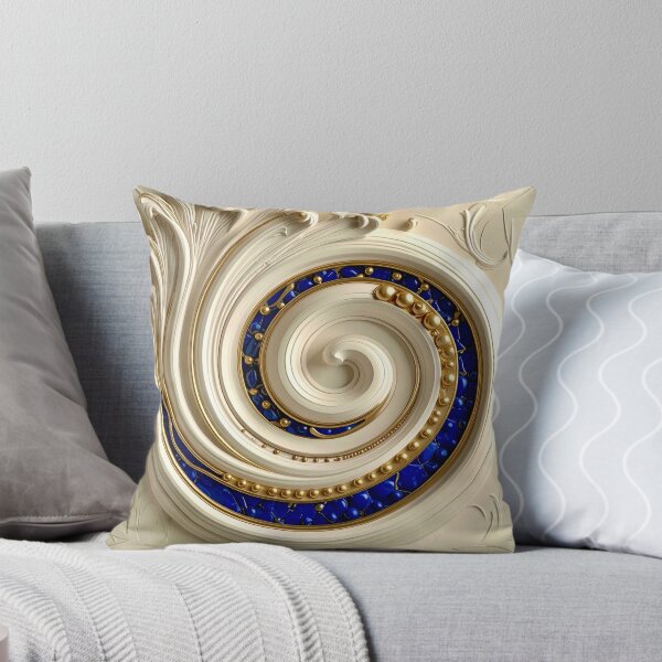 Item preview, Imperial Cobalt and Gold Baroque Medallion designed and sold by Vicky Brago-Mitchell®.