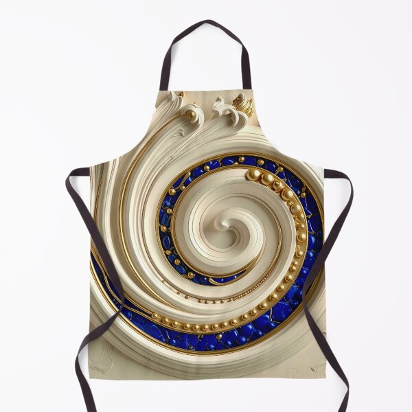 Item preview, Imperial Cobalt and Gold Baroque Medallion designed and sold by Vicky Brago-Mitchell®.