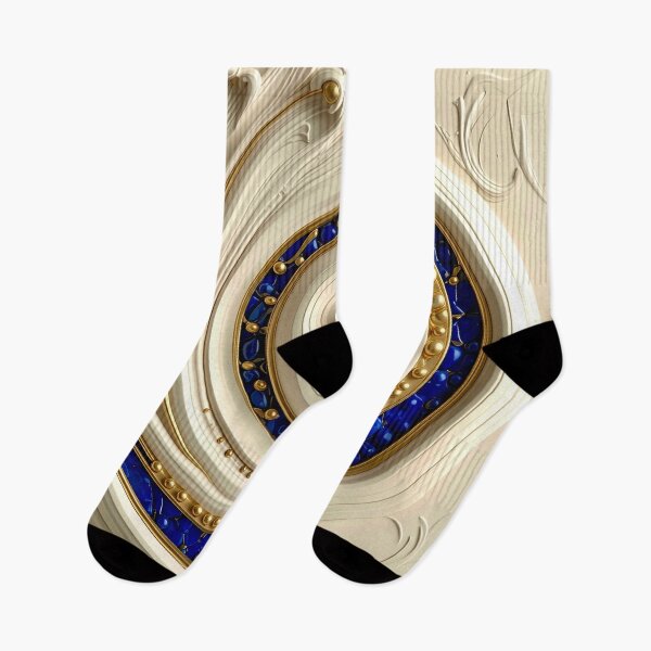 Item preview, Imperial Cobalt and Gold Baroque Medallion designed and sold by Vicky Brago-Mitchell®.