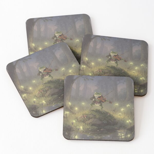 Item preview, Frog Violinist Playing for the Fireflies designed and sold by PictorialWhimsy.