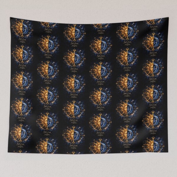 Item preview, Sun and Moon Celestial Emblem – Cosmic Balance Fantasy Art | StudioHugo designed and sold by StudioHugo.